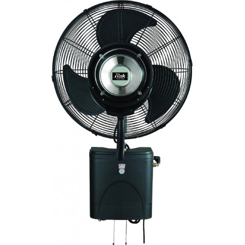 Ventilator perete cu pulverizare apa Rok, 180 W, recipient 24L